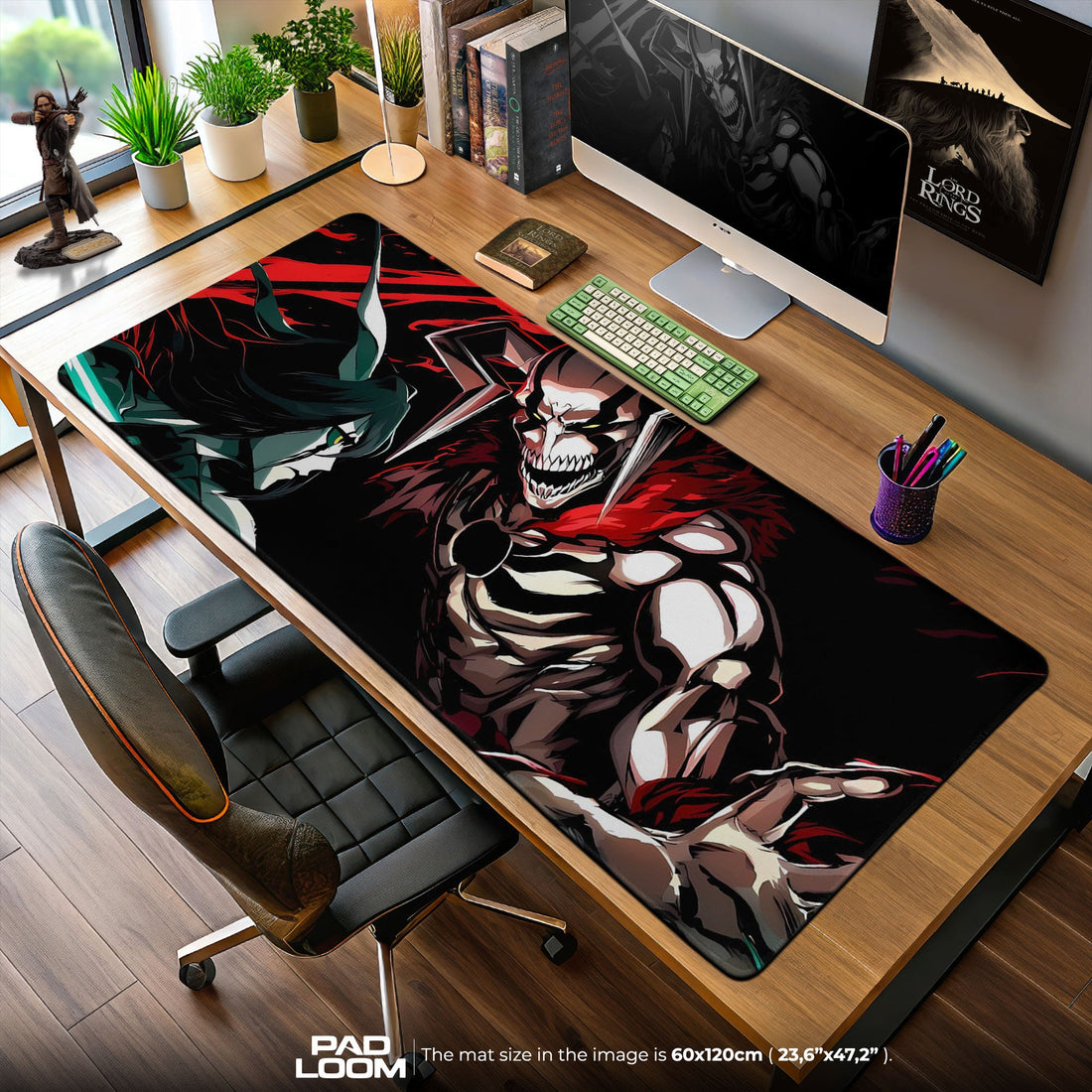 Ichigo vs Ulquiorra Mouse Pad - Hollow Clash Anime Desk Mat Padloom
