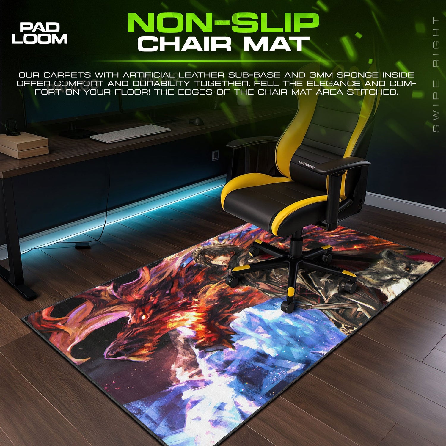 Ifrit Awakening Mouse Pad, Final Fantasy XVI Gaming Mouse Pad Padloom