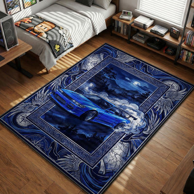 Impact Blue SilEighty Drift Rug - Initial D Chair Mat