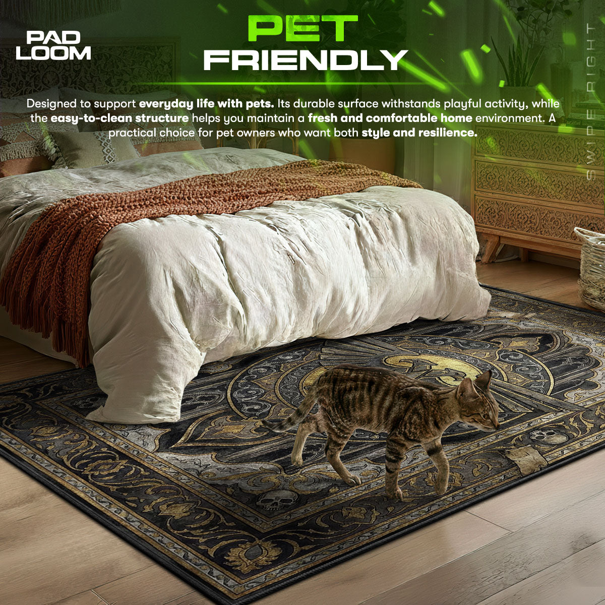 Imperialer Aquila-Wappen-Teppich - Warhammer 40k Stuhlunterlage