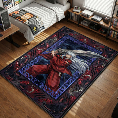 Inuyasha Tessaiga Legend Rug - Inuyasha Chair Mat