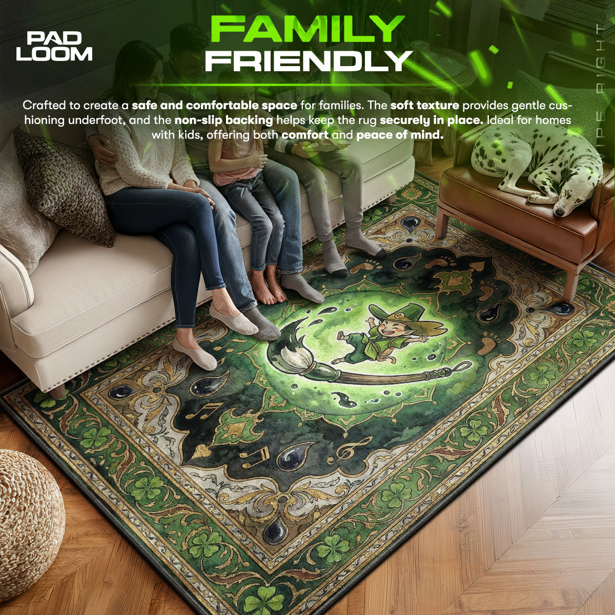 Issun Wandering Artist Rug - Okami Chair Mat