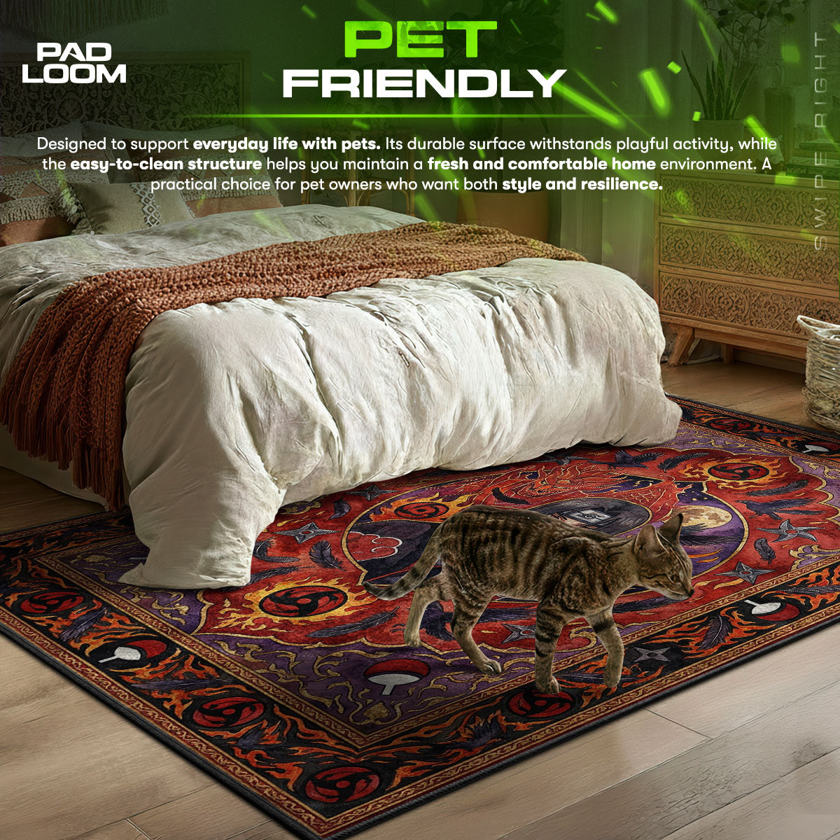 Itachi Susanoo Rug - Naruto Shippuden Chair Mat