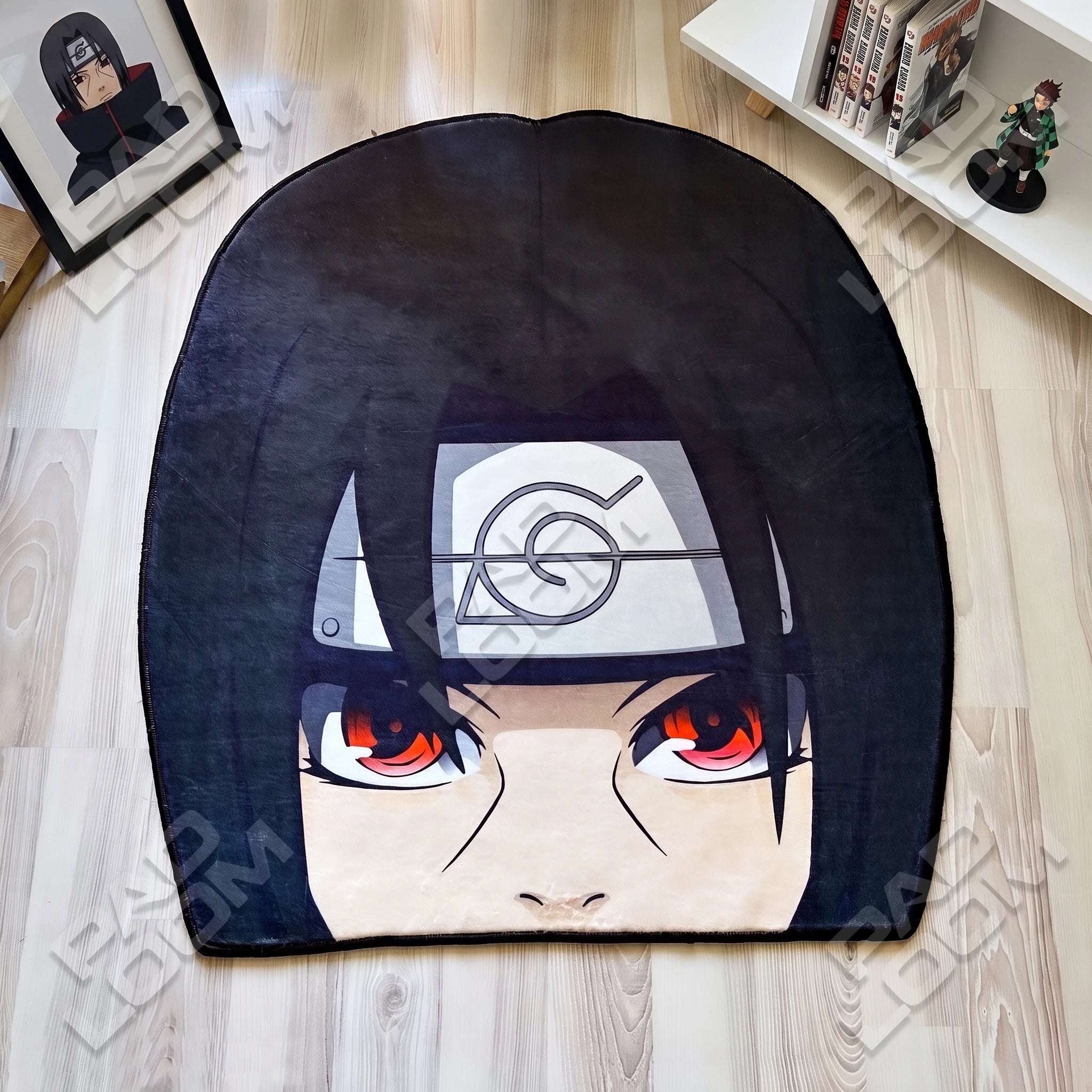 Itachi Uchiha Rug - Shaped Anime Area Rug