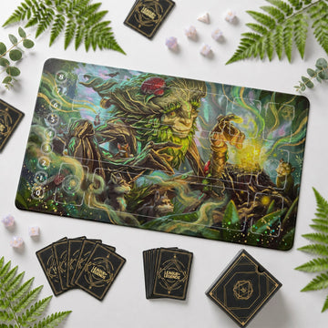 Ivern Grove Riftbound TCG playmat – zone-free full-art League of Legends game mat