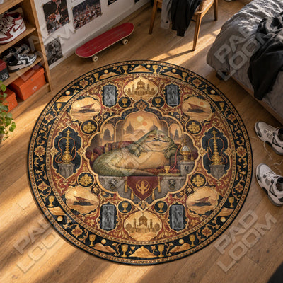 Jabba Reclining Round Rug - Star Wars Chair Mat