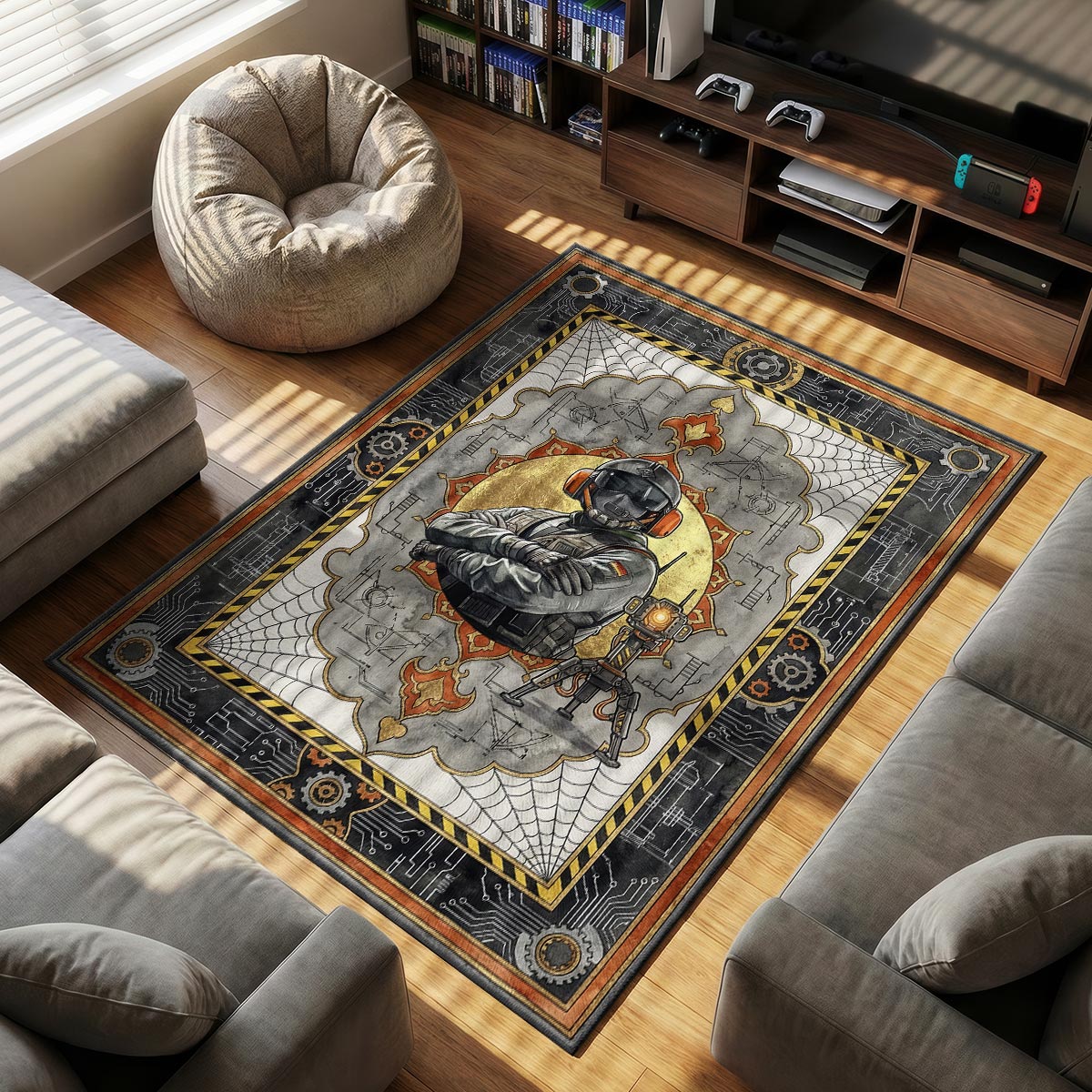 Jäger Active Defense Rug - Rainbow Six Siege Chair Mat