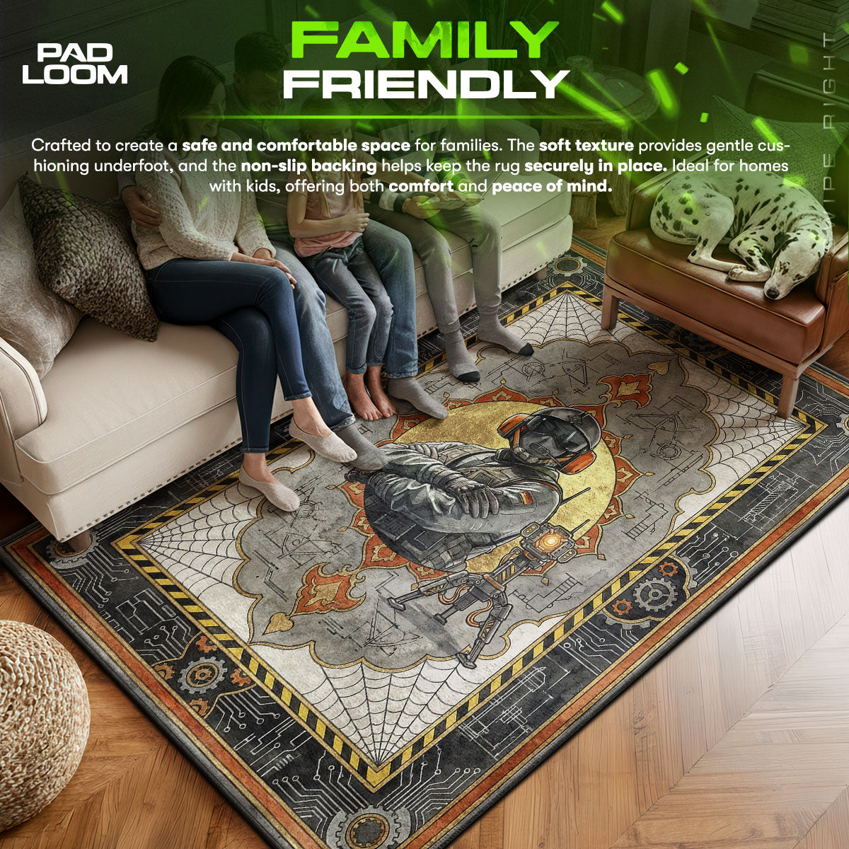 Jäger Active Defense Rug - Rainbow Six Siege Chair Mat