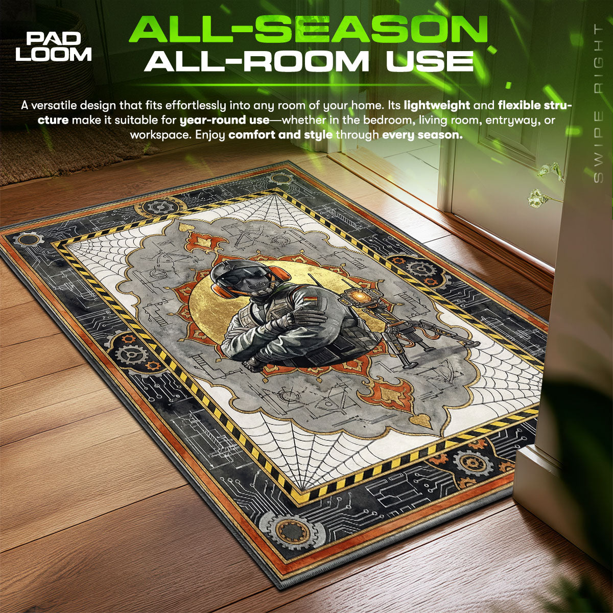 Jäger Active Defense Rug - Rainbow Six Siege Chair Mat