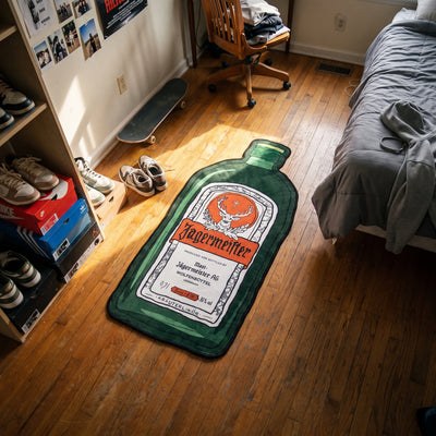 Jagermeister Rug - Shaped Man Cave Area Rug