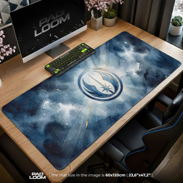 Jedi Order Emblem Mouse Pad - Star Wars Desk Mat