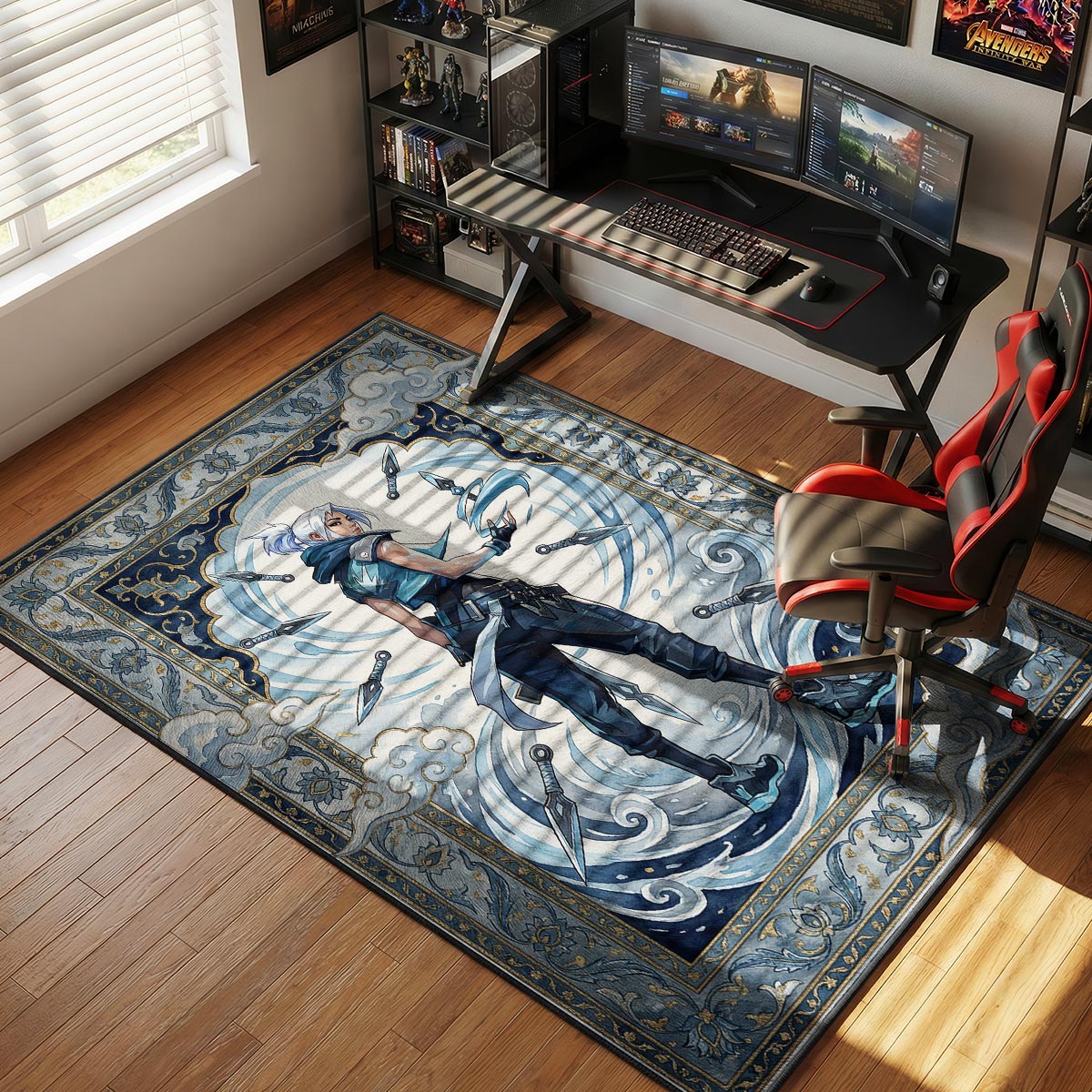 Jett Blade Storm Rug - Valorant Chair Mat