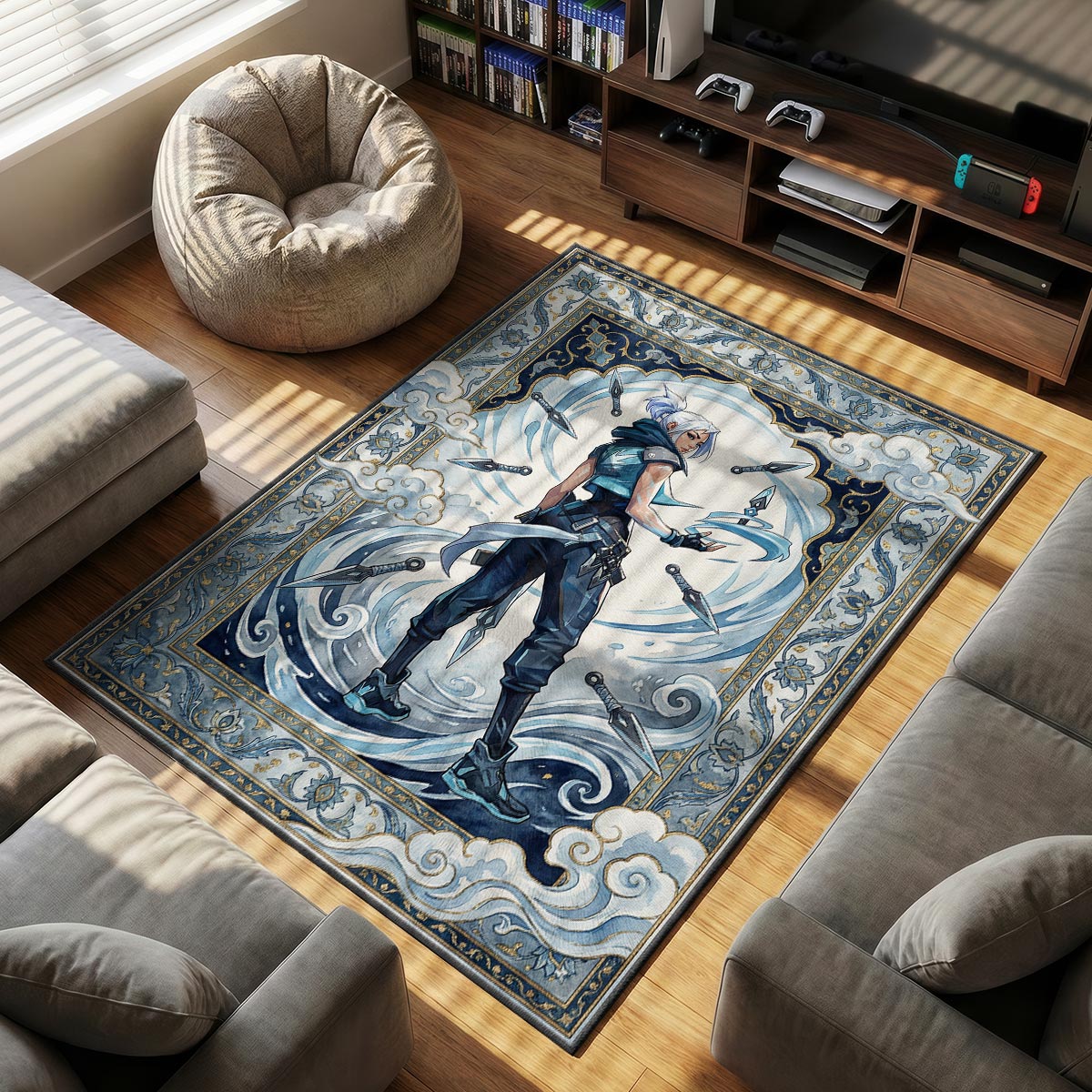 Jett Blade Storm Rug - Valorant Chair Mat