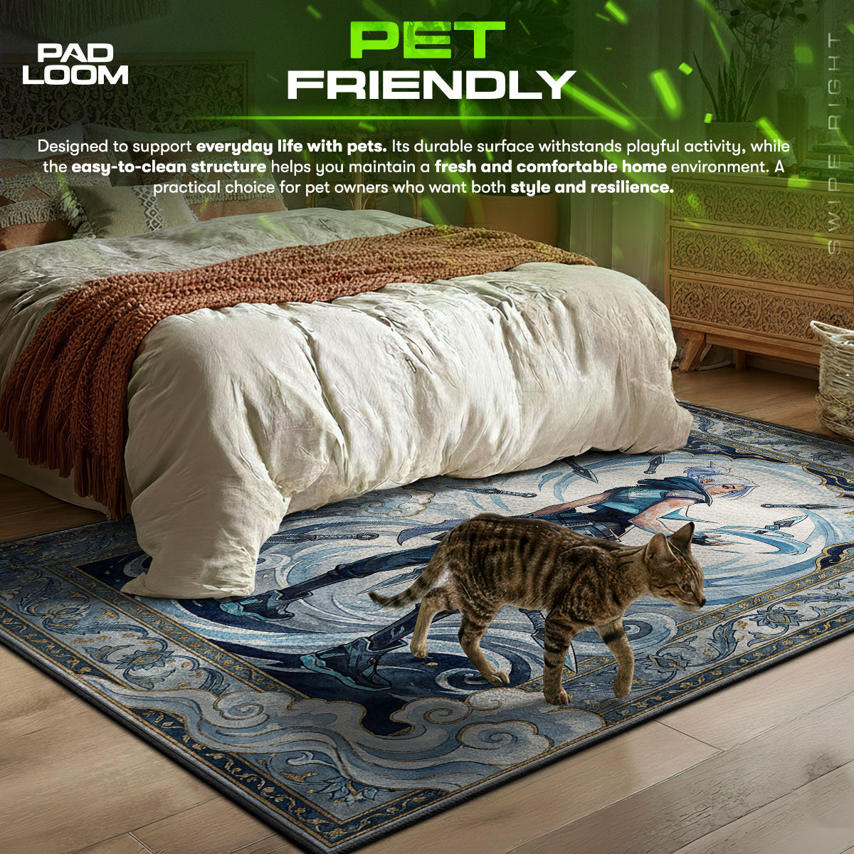 Jett Blade Storm Rug - Valorant Chair Mat