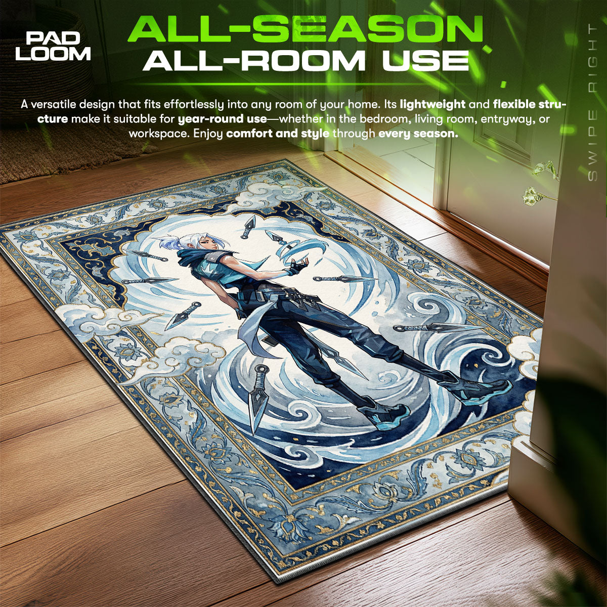 Jett Blade Storm Rug - Valorant Chair Mat