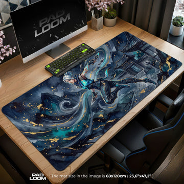 Jett Windblade Dash Mouse Pad - Valorant Desk Mat