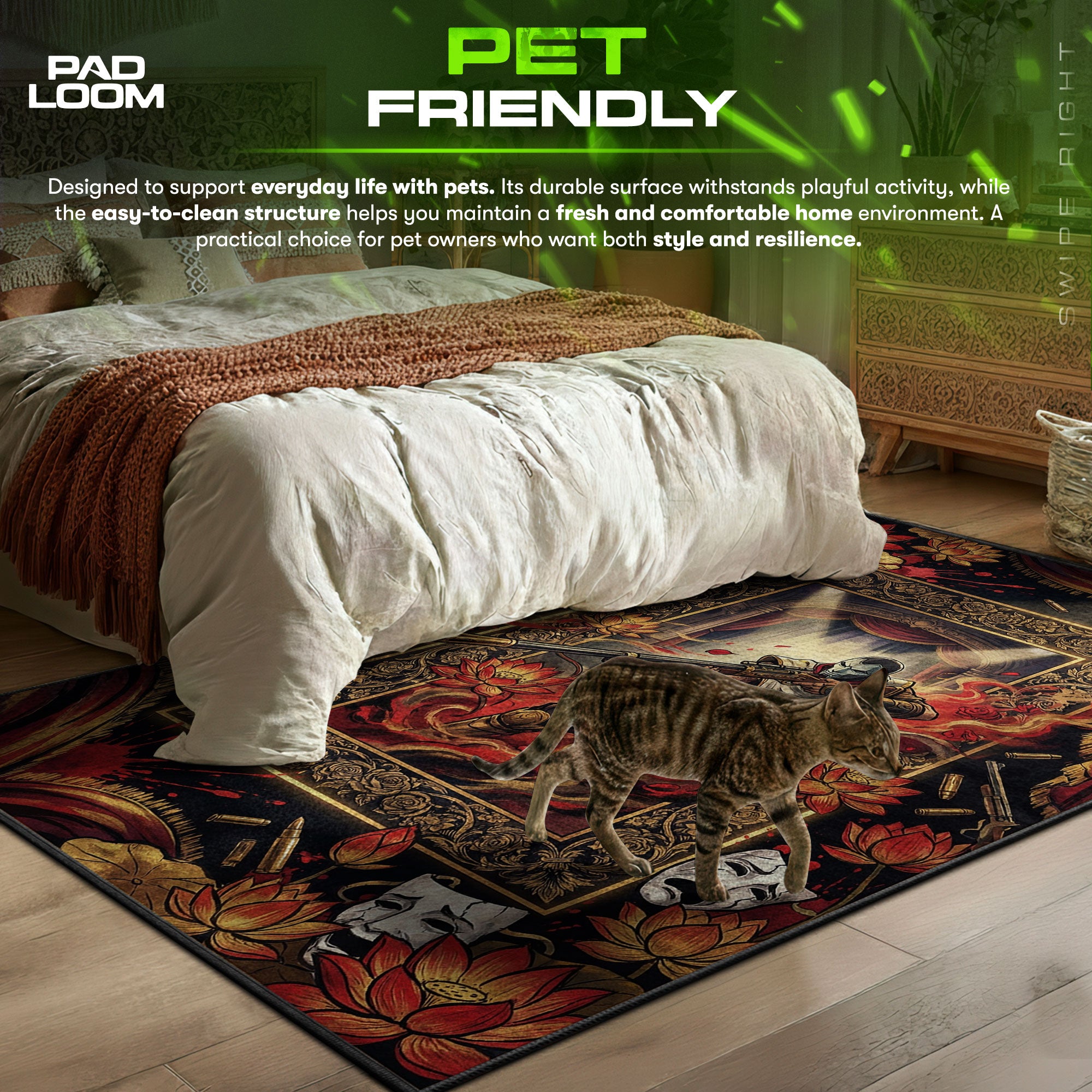 Jhin Virtuose Vorhangteppich - League of Legends Stuhlunterlage