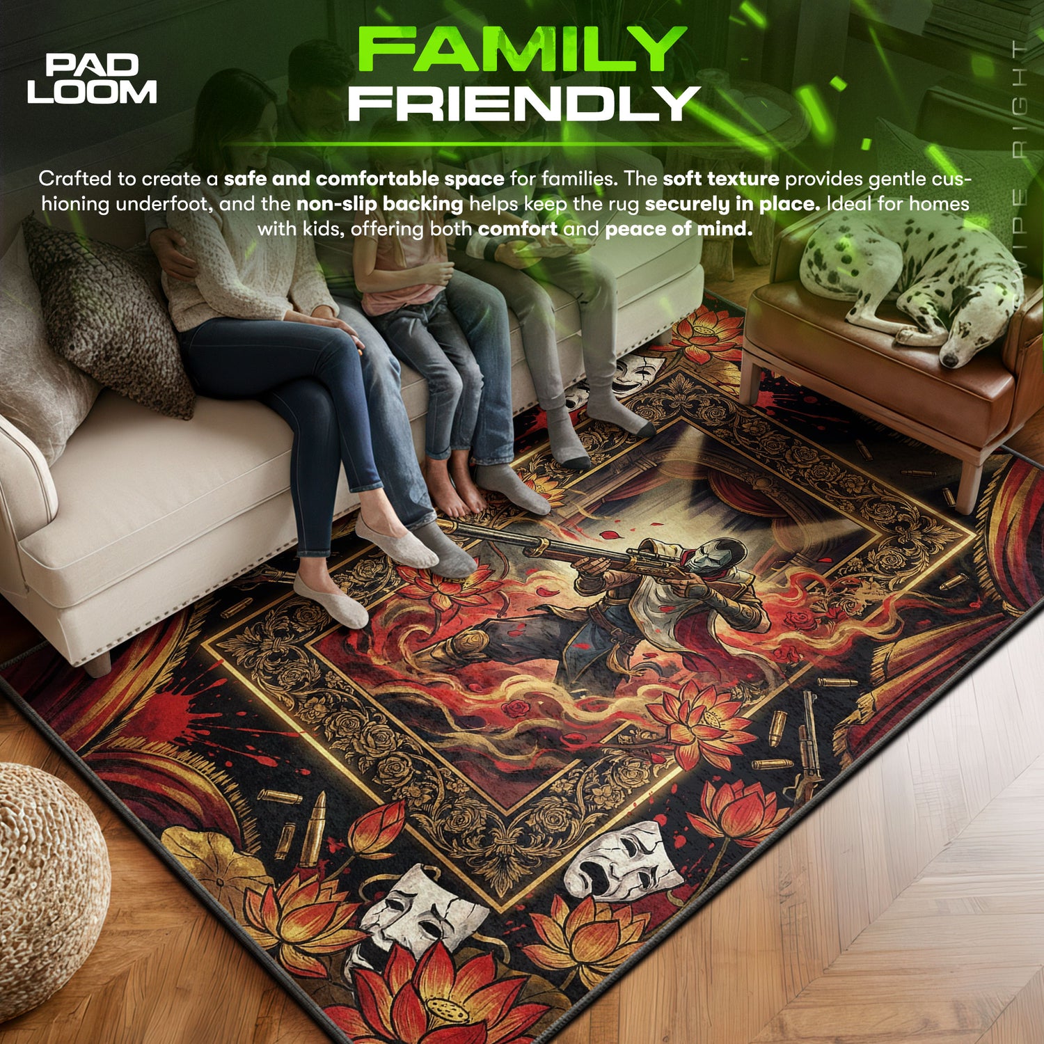 Jhin Virtuose Vorhangteppich - League of Legends Stuhlunterlage