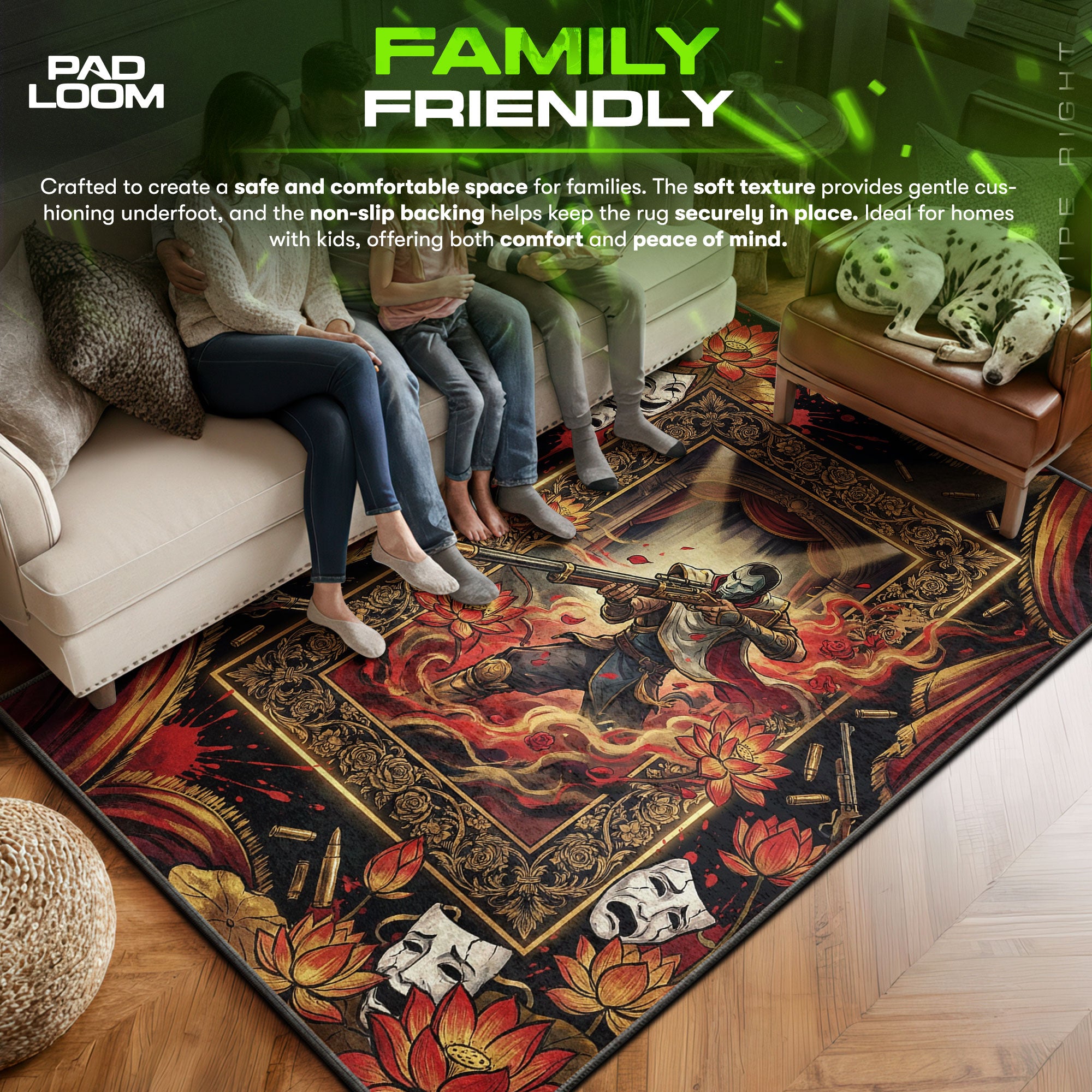 Jhin Virtuose Vorhangteppich - League of Legends Stuhlunterlage