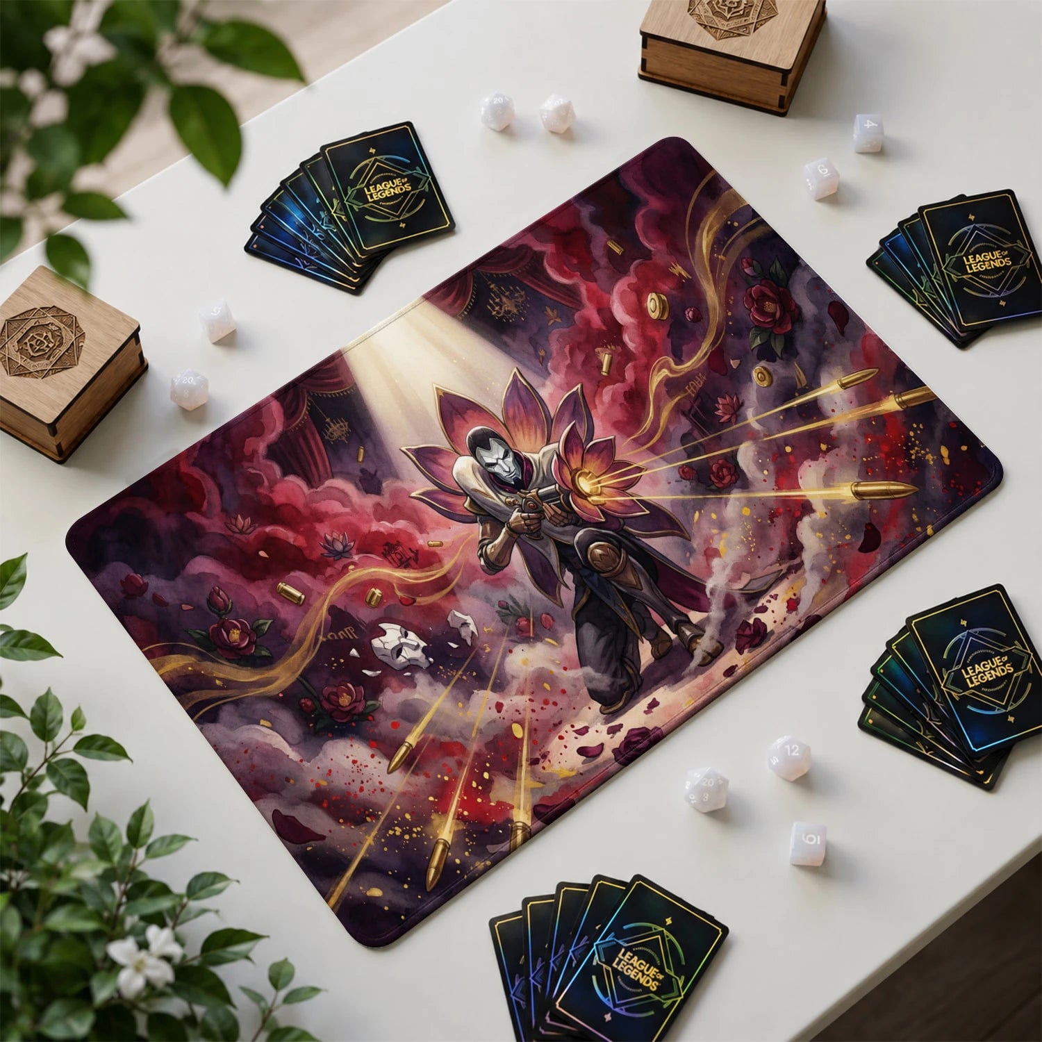 Jhin Virtuoso Playmat - LoL Riftbound TCG Mat