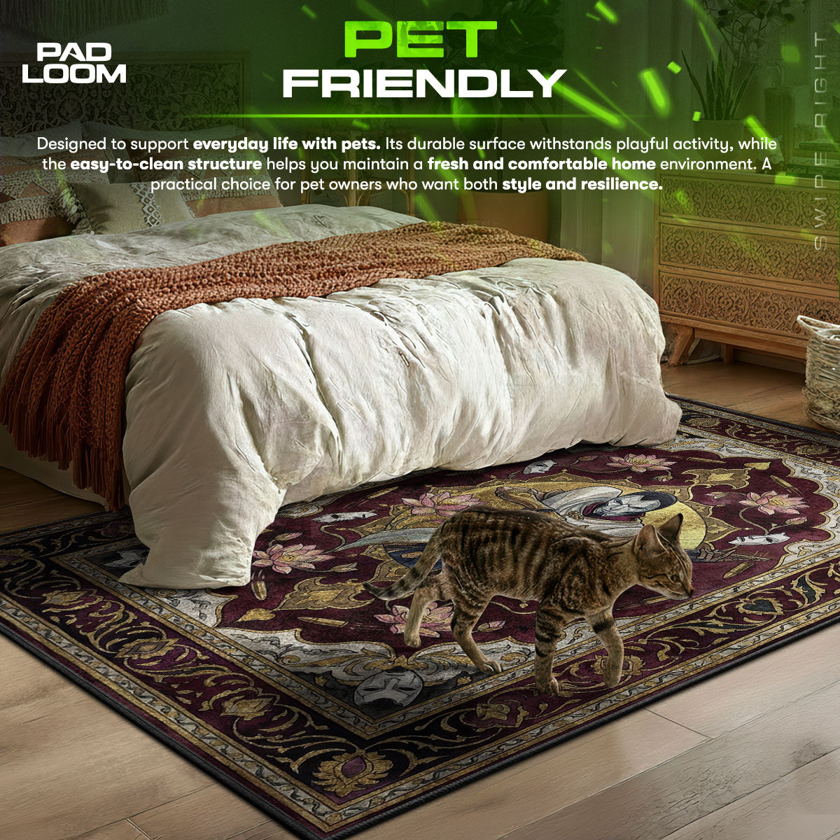 Jhin Virtuoso Portrait Rug - League of Legends Chair Mat