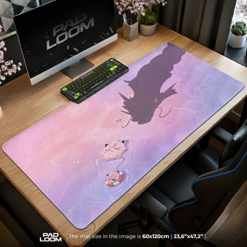 Jigglypuff Deep Shadow Mouse Pad - Pokémon Desk Mat