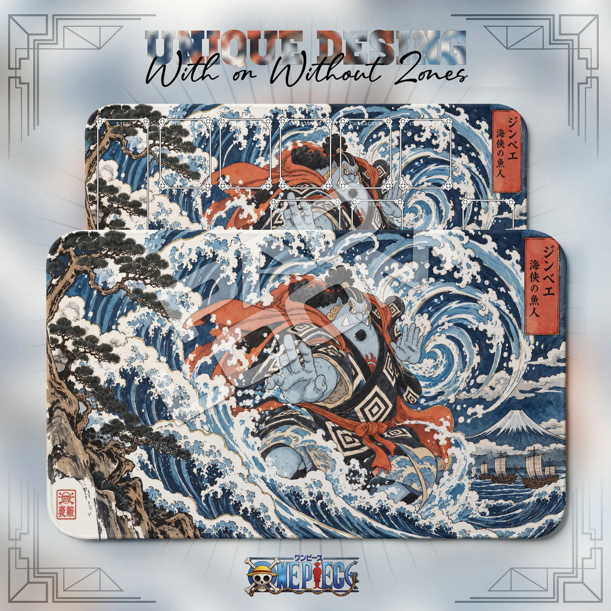 Jinbe Great Wave Playmat - One Piece TCG Mat