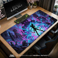 Jinx Neon Graffiti Riot Mouse Pad – gaming desk mat by Padloom