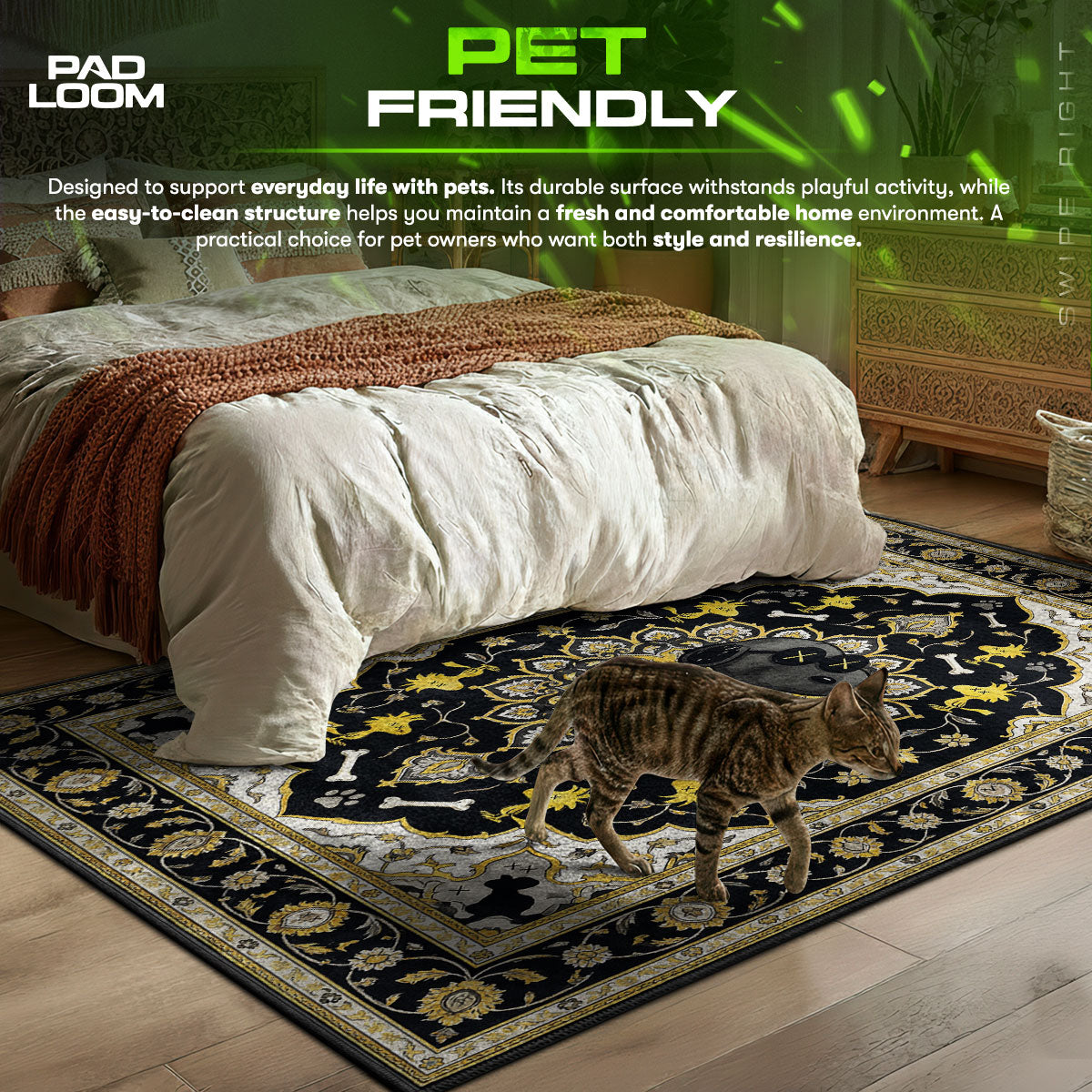 Joe Kaws Snoopy Rug - Graphic Streetwear Floor Mat