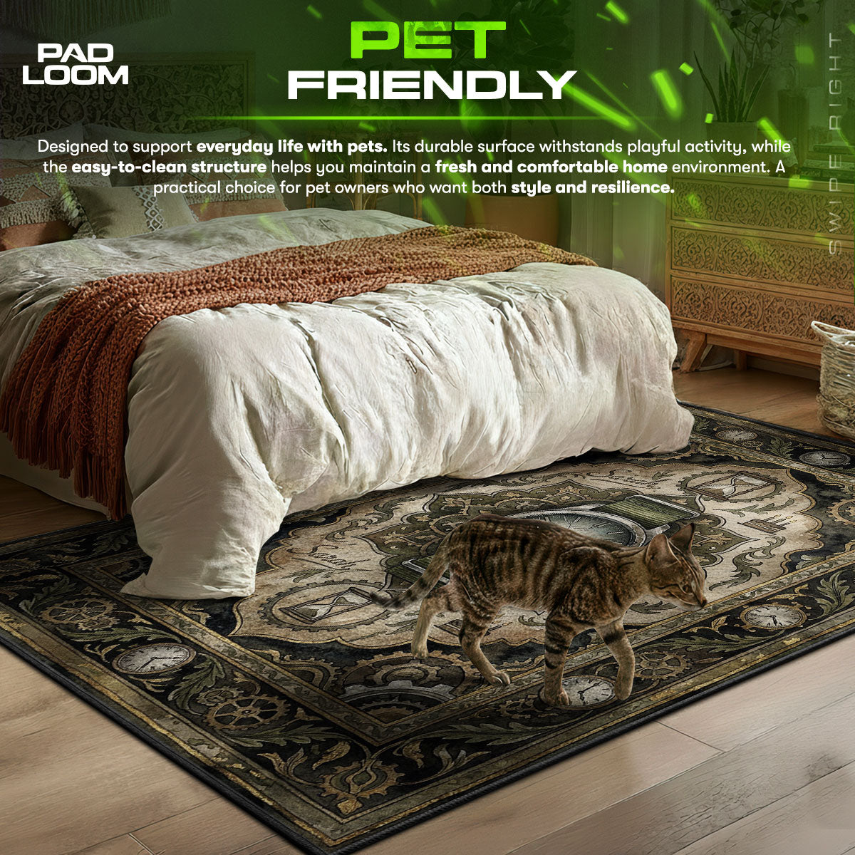 Joel Watch Memory Rug - The Last of Us Chair Mat