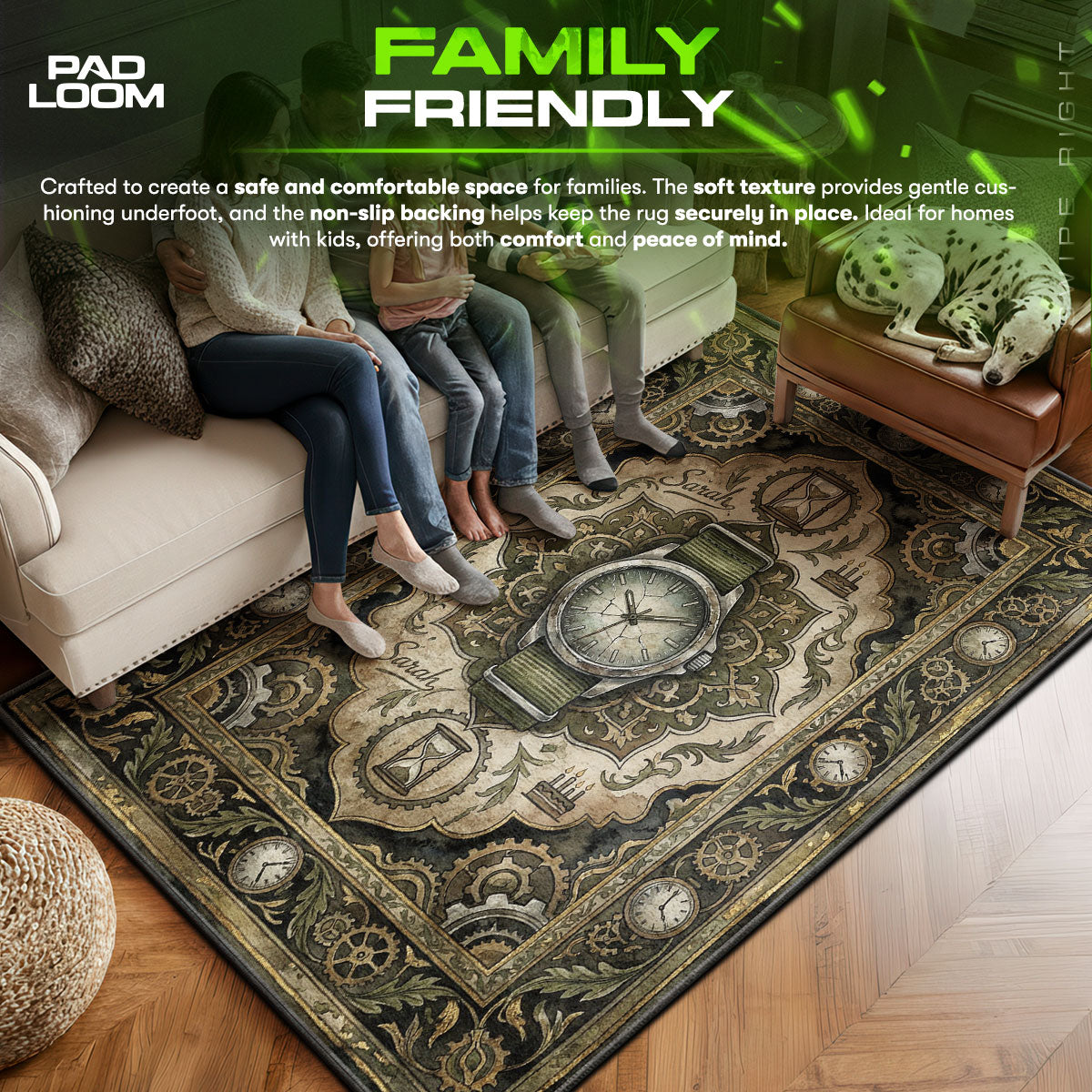 Joel Watch Memory Rug - The Last of Us Chair Mat