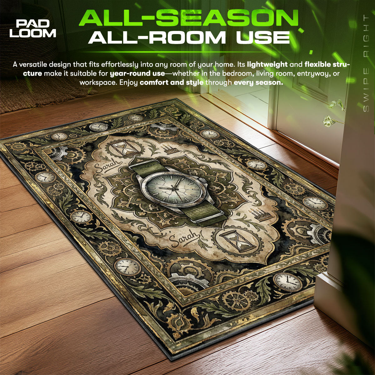 Joel Watch Memory Rug - The Last of Us Chair Mat