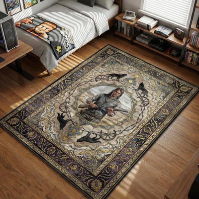 John Marston Wolf Legend Rug - Red Dead Redemption Chair Mat