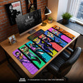 JoJo’s Bizarre Adventure Heroes Mouse Pad, Anime Gaming Desk Mat Padloom