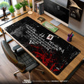 Joker Mouse Pad, HaHa Bat Emblem Game Desk Mat Padloom