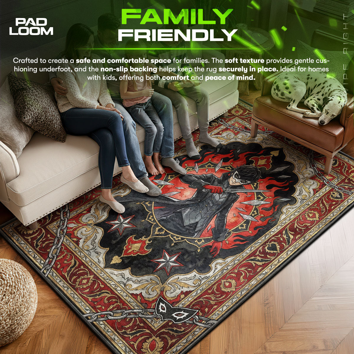 Joker Phantom Tarot Teppich - Persona 5 Stuhlunterlage