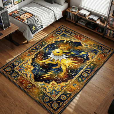 Jolteon Thunder Storm Rug - Pokemon Chair Mat