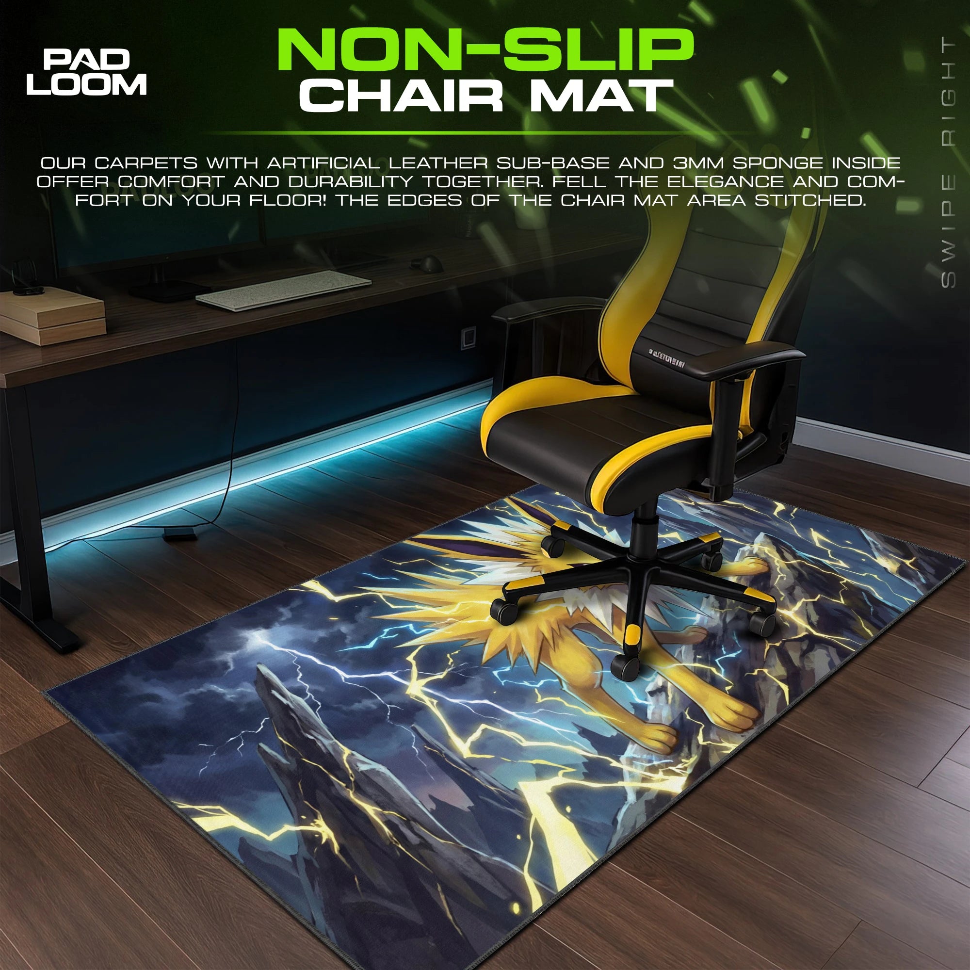Jolteon Thunderpeak Mouse Pad - Pokémon Desk Mat
