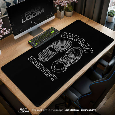 Jordan Identify Mouse Pad - Minimal Sneaker Desk Mat