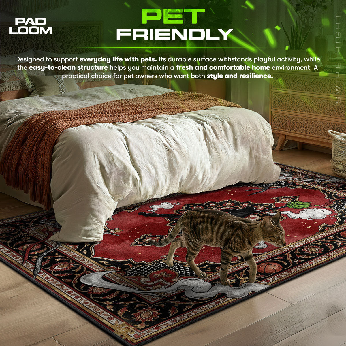 Jordan Jumpman Weed Rug - Sneakerhead Floor Mat