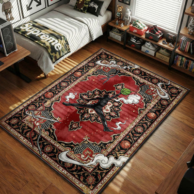 Jordan Jumpman Weed Rug - Sneakerhead Floor Mat