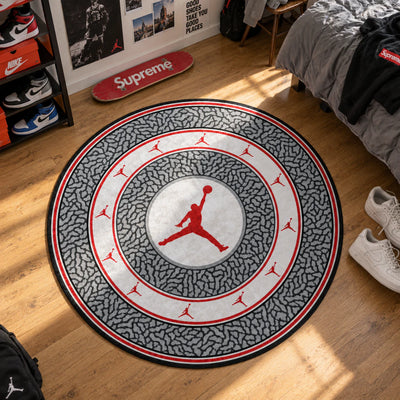 Jordan Leaping Round Rug - Hypebeast Chair Mat