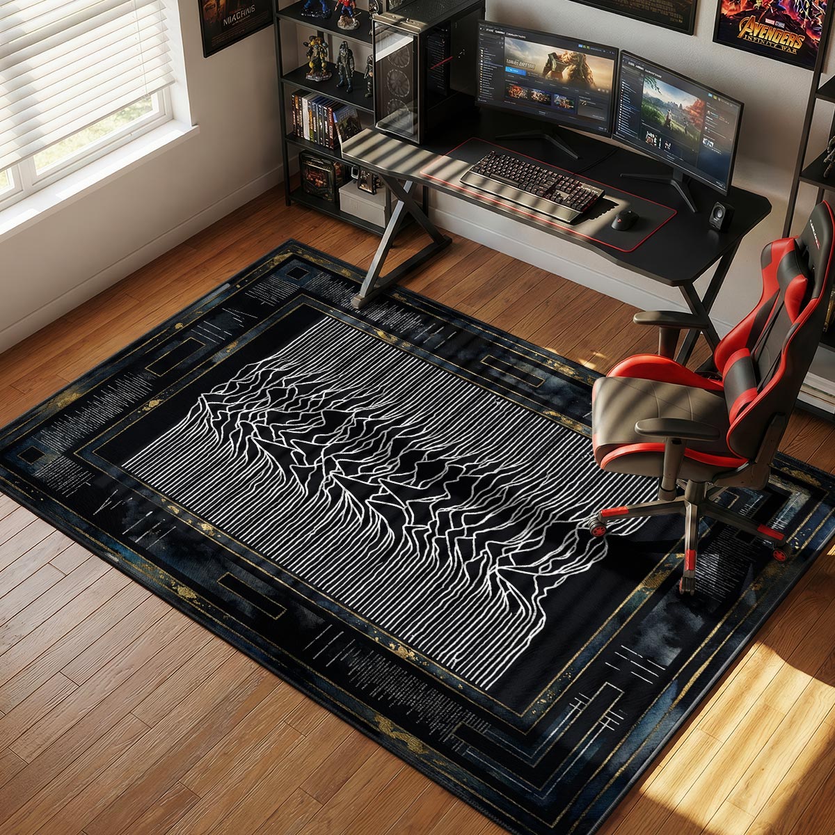 Detailed close-up of Joy rug pattern