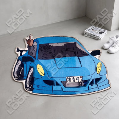 Juice Wrld Rug - Shaped Man Cave Area Rug