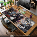 Jujutsu Kaisen Battle Squad Mouse Pad, Anime Gaming Desk Mat Padloom