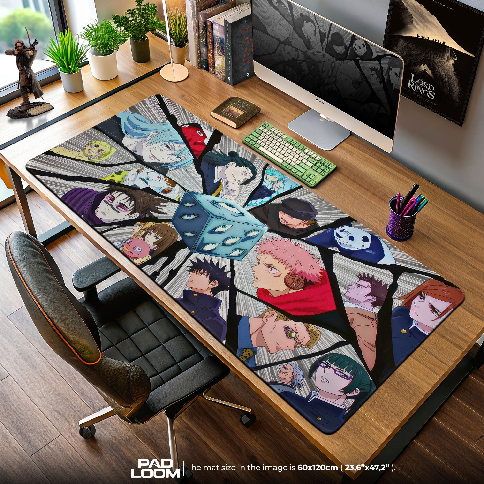 Jujutsu Kaisen Dice Clash Mouse Pad, Anime Gamer Desk Mat