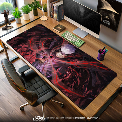 Jujutsu Kaisen Gojo Limitless Void Mouse Pad – Anime Gaming Desk Mat
