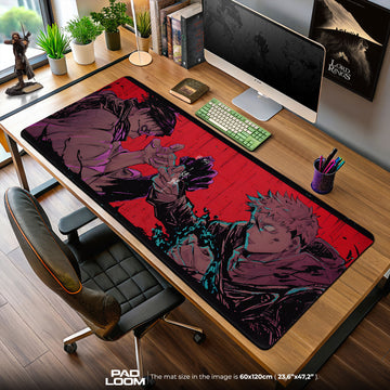 Jujutsu Kaisen Itadori vs Choso Mouse Pad – Clash Standoff Gamer Desk Mat