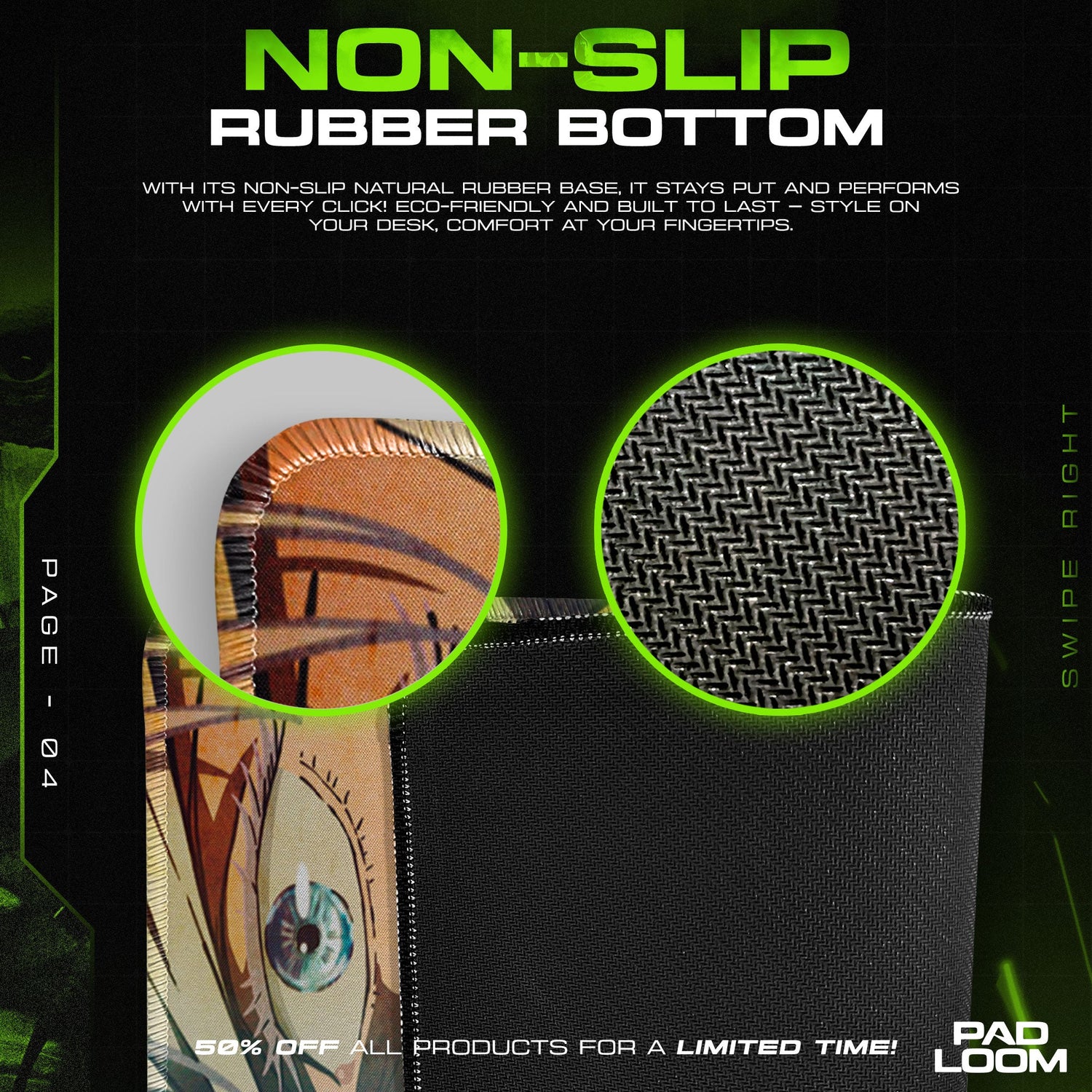 Jujutsu Kaisen Mouse Pad - Cursed Alliance Anime Desk Mat Padloom