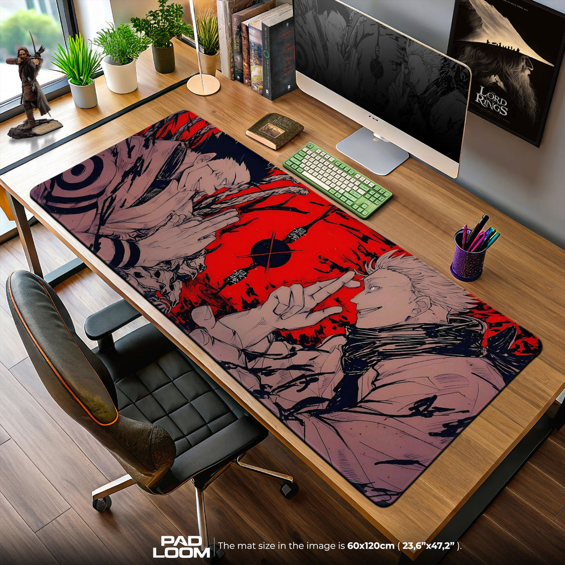 Satoru Gojo Mouse Pad - Infinite Domain Anime Desk Mat Padloom